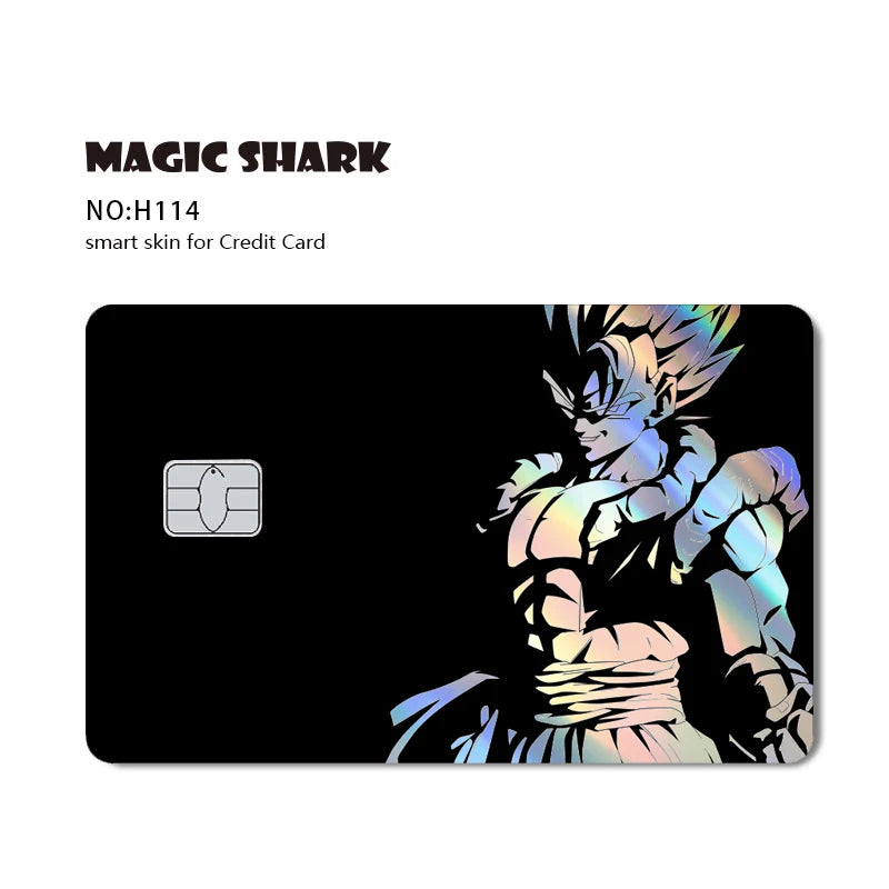Dragon Ball Z EMV Card Stickers – Anime Card Skins for All Chip Sizes