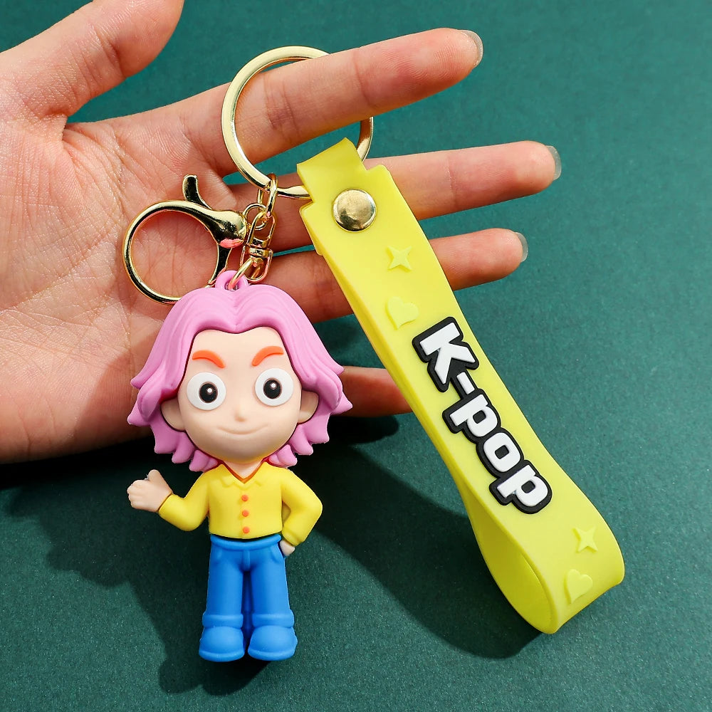 K-POP Demon Hunters Keychain – Anime-Inspired Collectible Charm