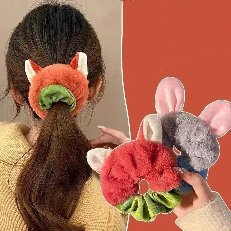 Zootopia Plush Hair Scrunchies
