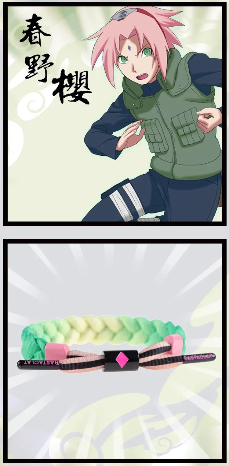 Naruto Anime Braided Bracelet – Ninja Clan Collection