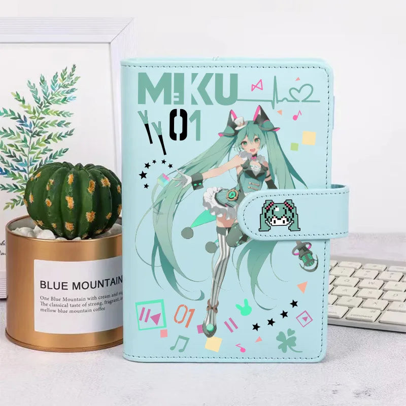 Hatsune Miku Notebook – Soft Leather-Style Student Diary (2 Designs)