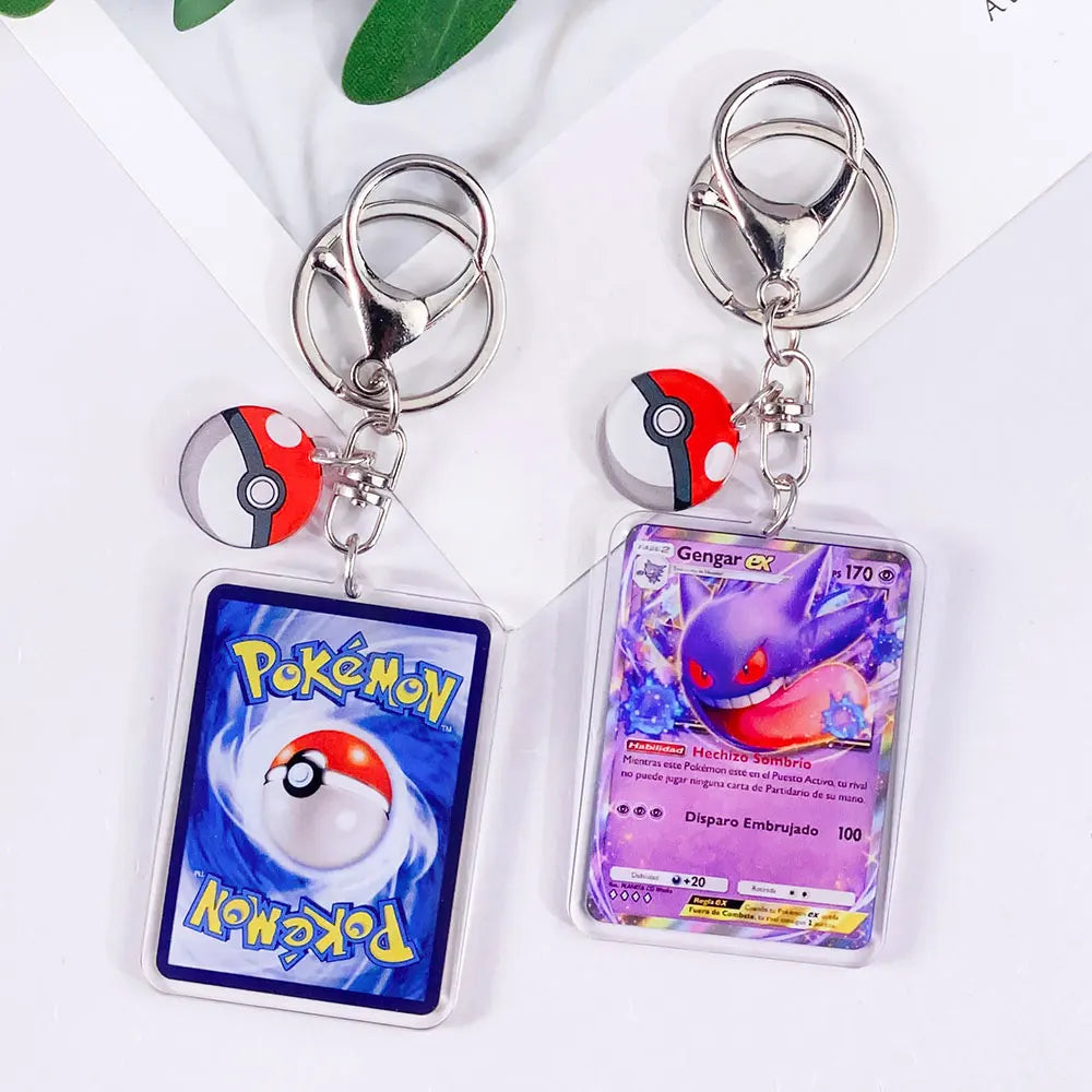Mini Pokémon Card Keychain