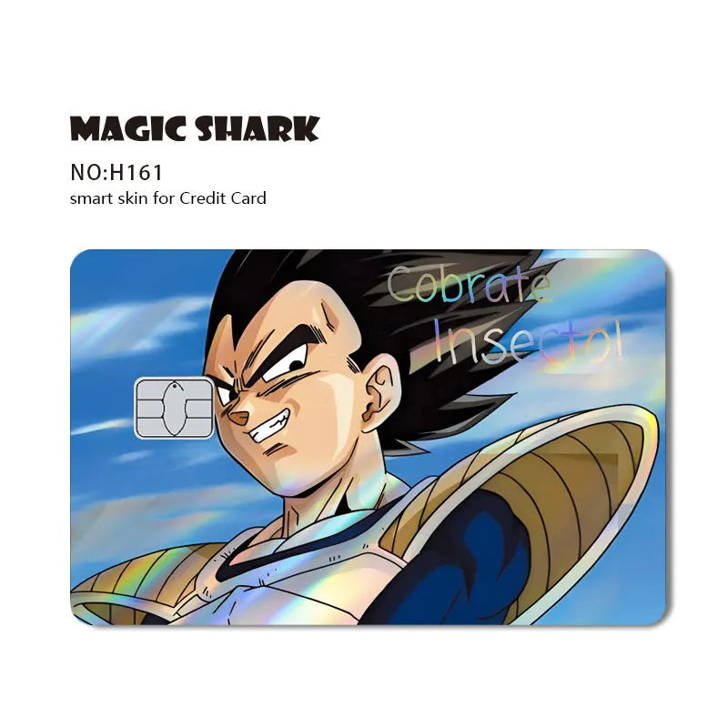 Dragon Ball Z EMV Card Stickers – Anime Card Skins for All Chip Sizes