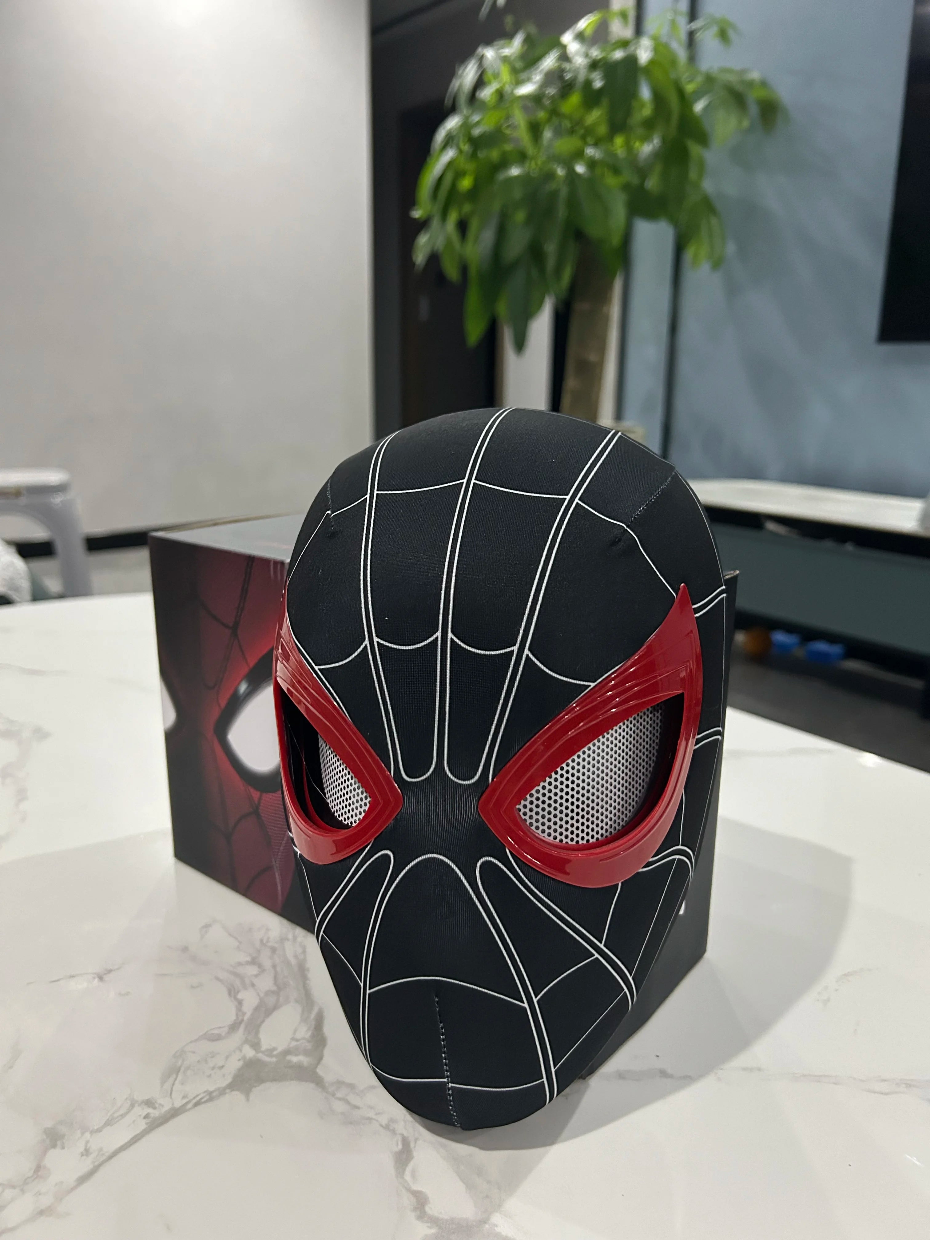 Miles Morales Spider-Verse Blinking Eye Mask