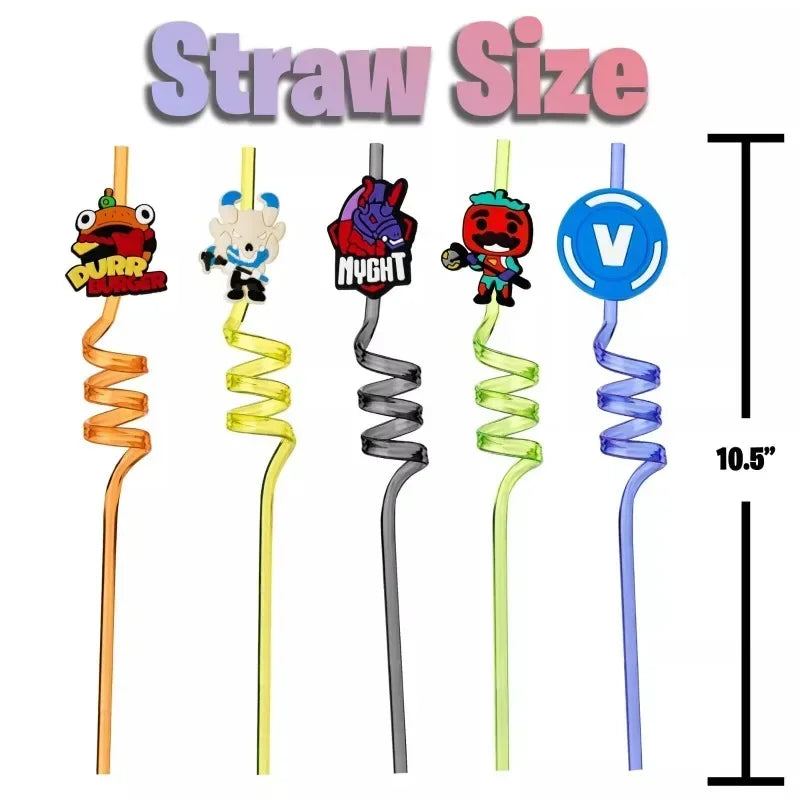 Fortnite - 8Pc Drinking Straws