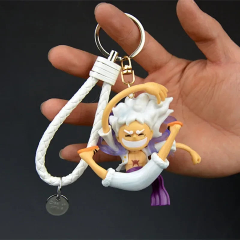 One Piece Keychain Set – Gear 5 Luffy & Zoro