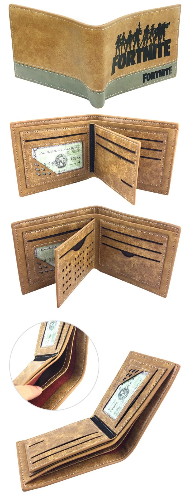 Fortnite Bifold Leather Wallet