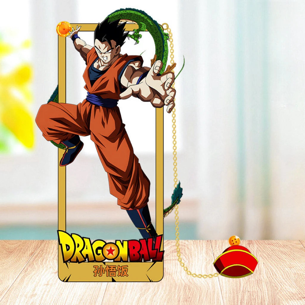 Dragon Ball Z 3D Metal Bookmarks – Anime Character Collection