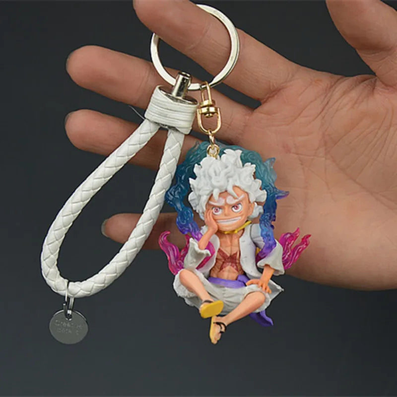 One Piece Keychain Set – Gear 5 Luffy & Zoro