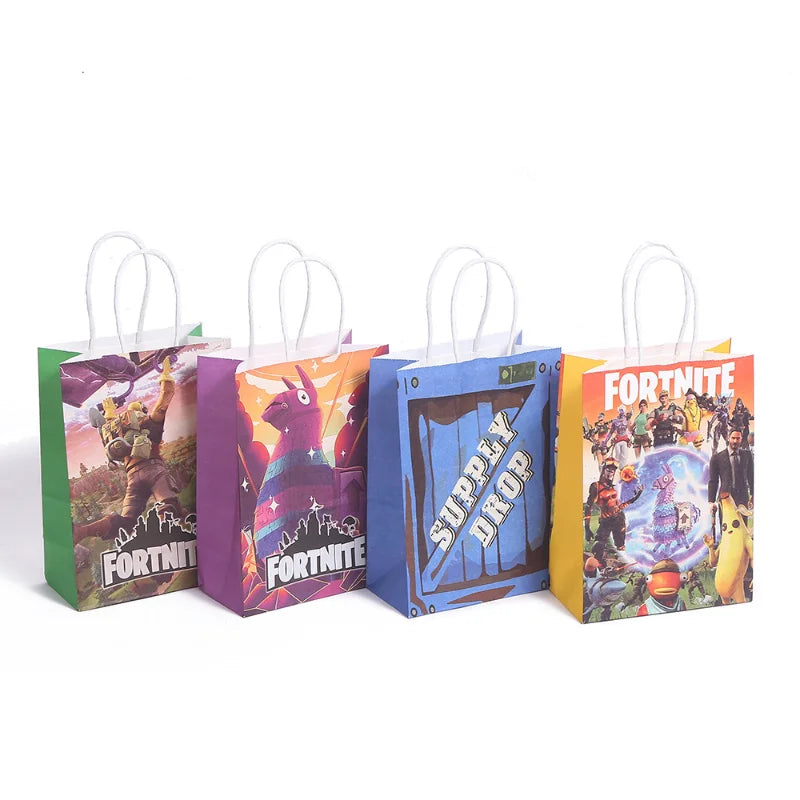 Fortnite Party Favour Gift Bags – 12 Pack Birthday Candy Bags