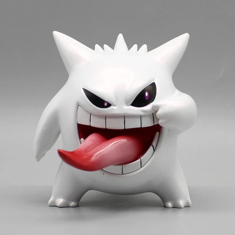 Pokemon Gengar 9cm Collectible Figurine – White & Purple Variants