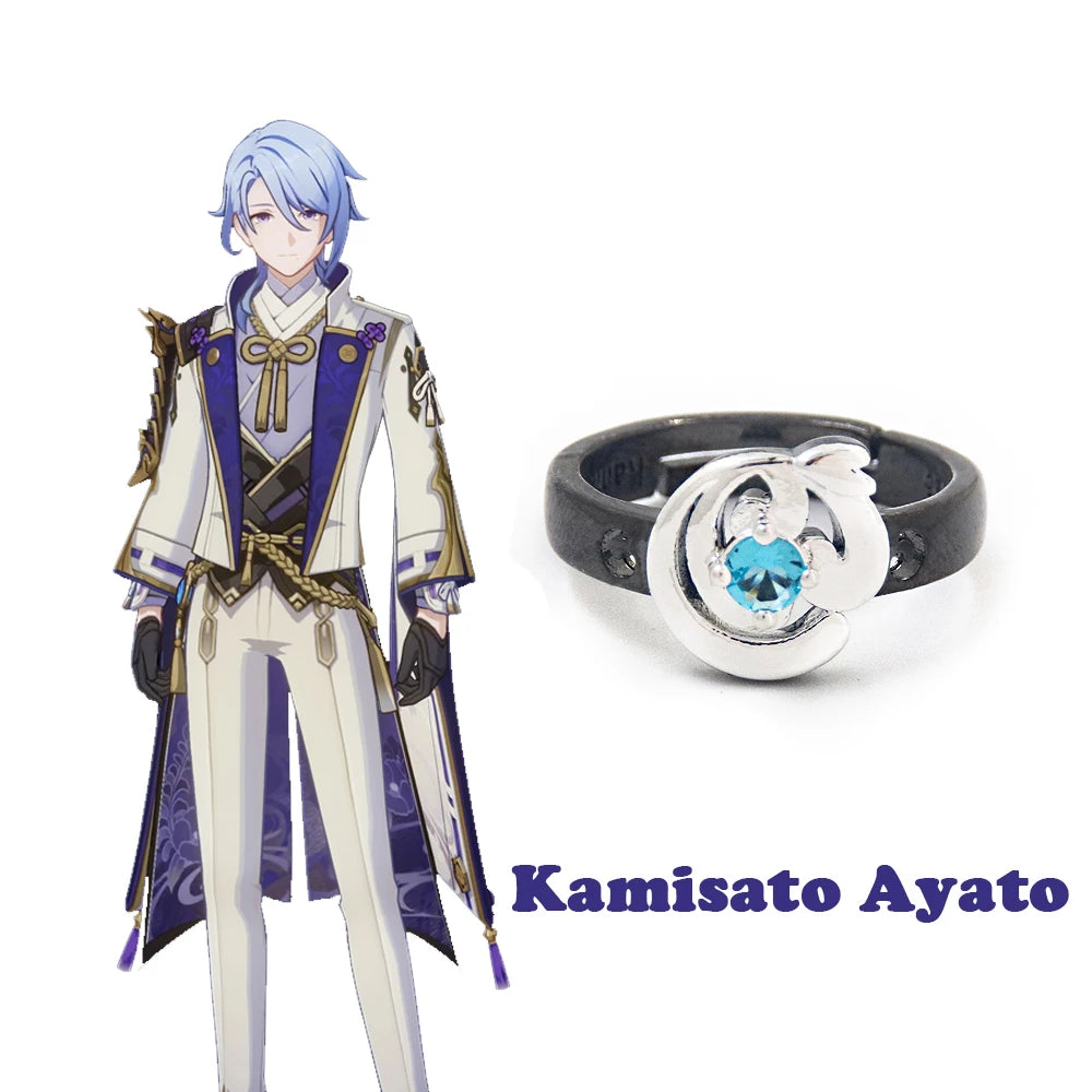 Genshin Impact Character Rings – Anime Jewelry Collection