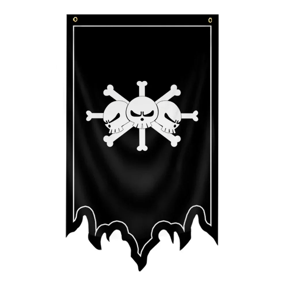 One Piece Pirate Crew Jolly Roger Wall Flag – 30x50cm