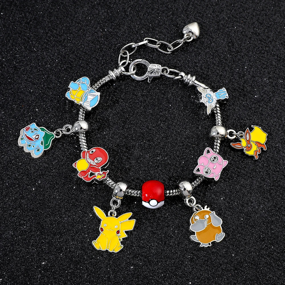 Pokémon Charm Bracelet – Poké Ball & Character Dangle Charms